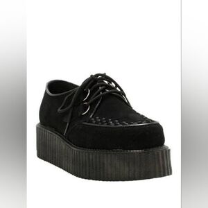 NWOT Demonia Faux Suede creepers
